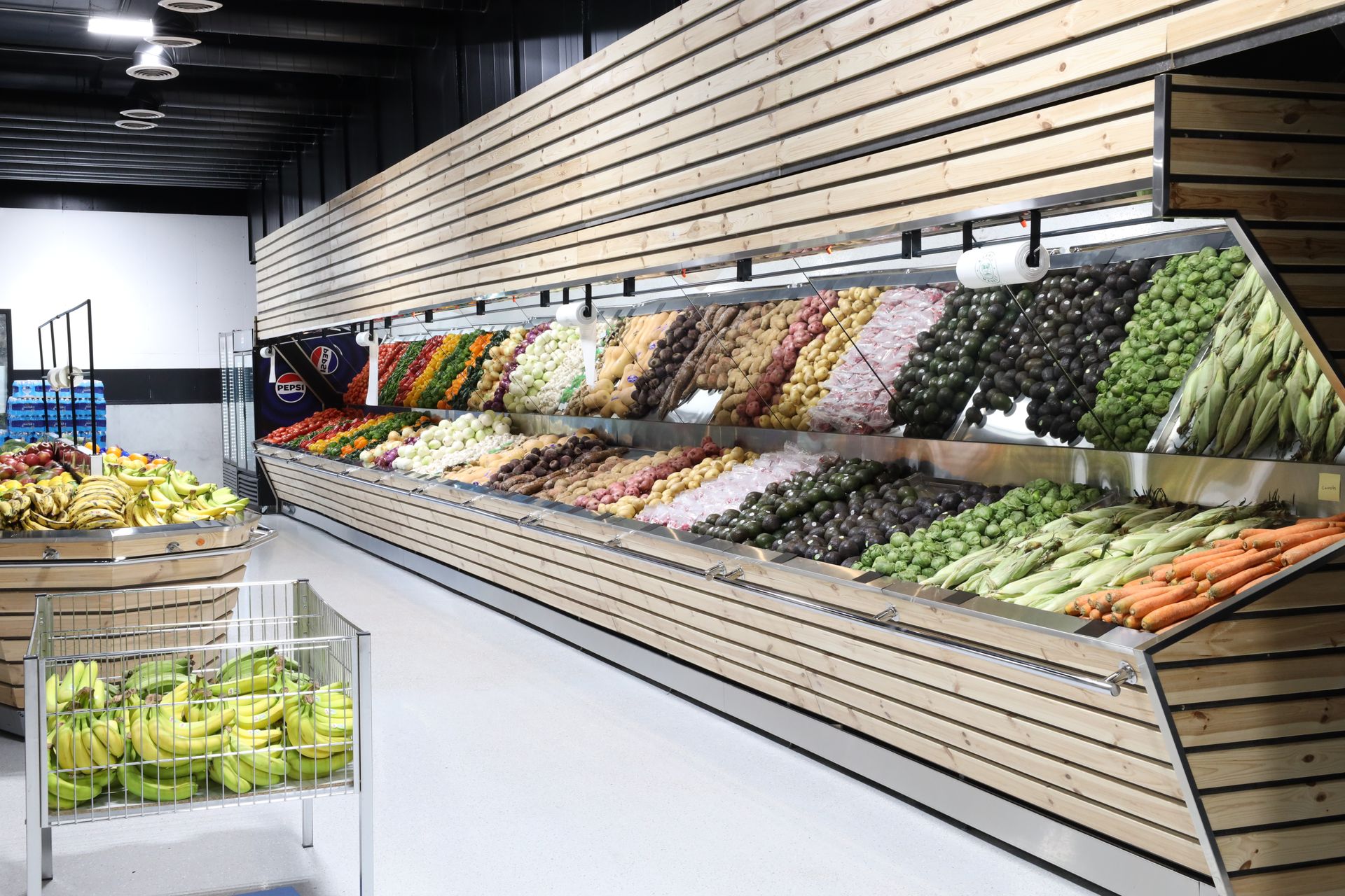 Fresh produce display